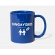 The Engayged Royal Blue Mugs